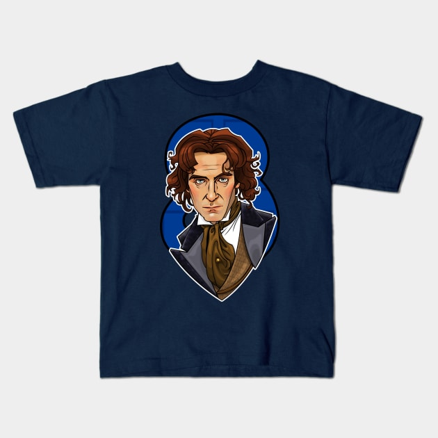 The Eighth Doctor Kids T-Shirt by RoguePlanets